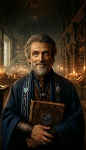 Jamith, scholar of the ancient Aspects in The Penultimate Dawn Cycle