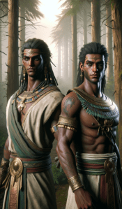 Rehmose and Yahmose, noble brothers and protectors in The Lost Barge