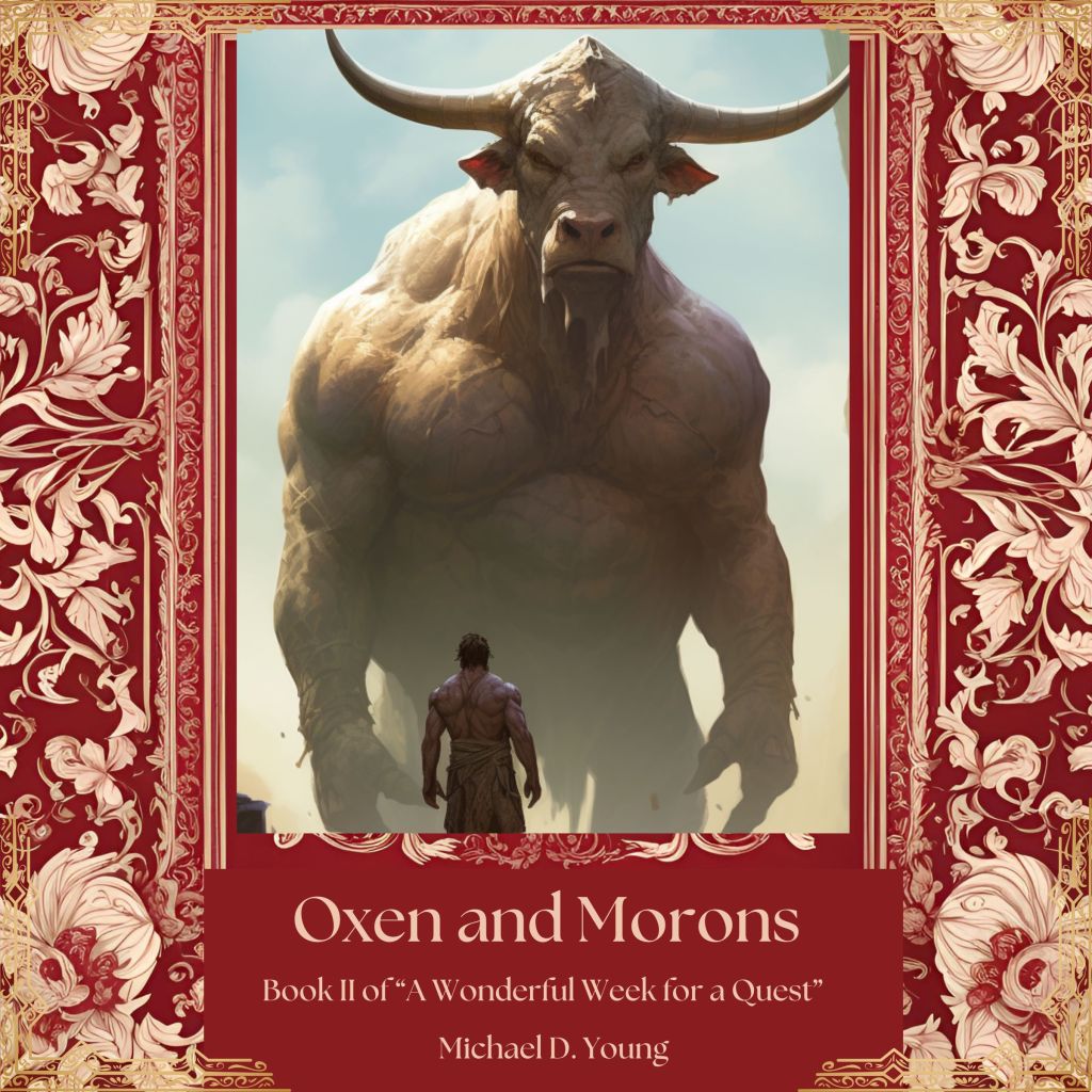 Oxen and Morons audiobook cover by Michael D. Young