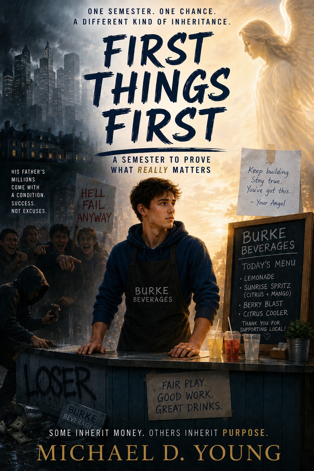 First Things First by Michael D. Young — clean coming-of-age novel about faith, family, and purpose