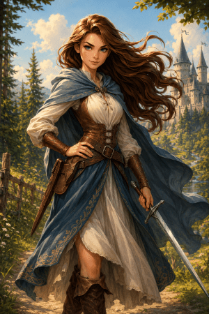 Bellissimo, swordswoman and hero of the Beandom