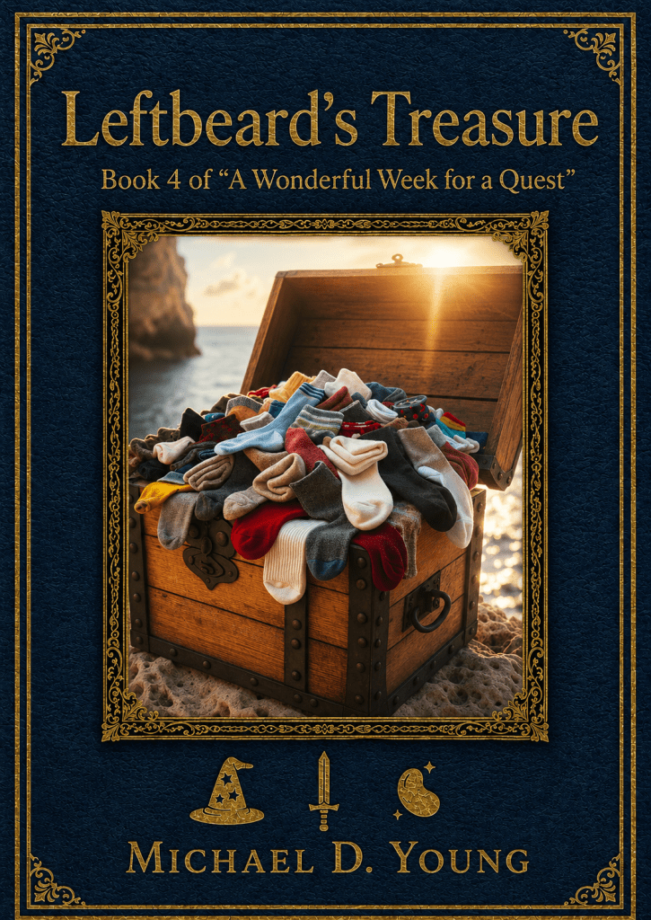 Leftbeard’s Treasure by Michael D. Young — book four of A Wonderful Week for a Quest