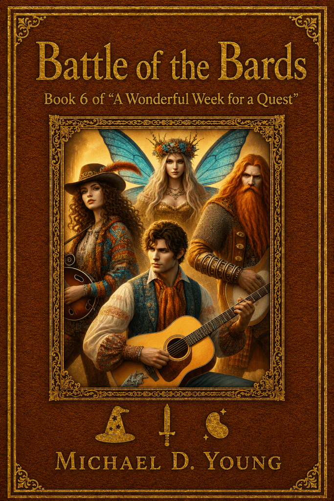 Battle of the Bards by Michael D. Young — book six of A Wonderful Week for a Quest