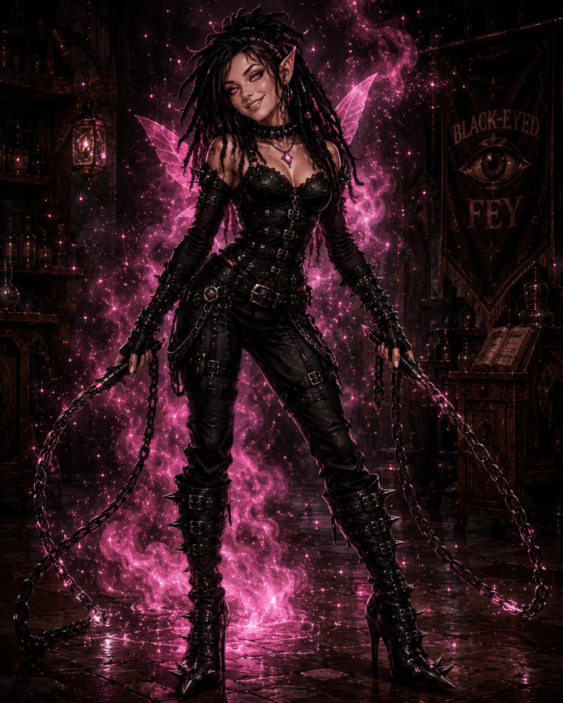 Cinder, a character from A Wonderful Week for a Quest
