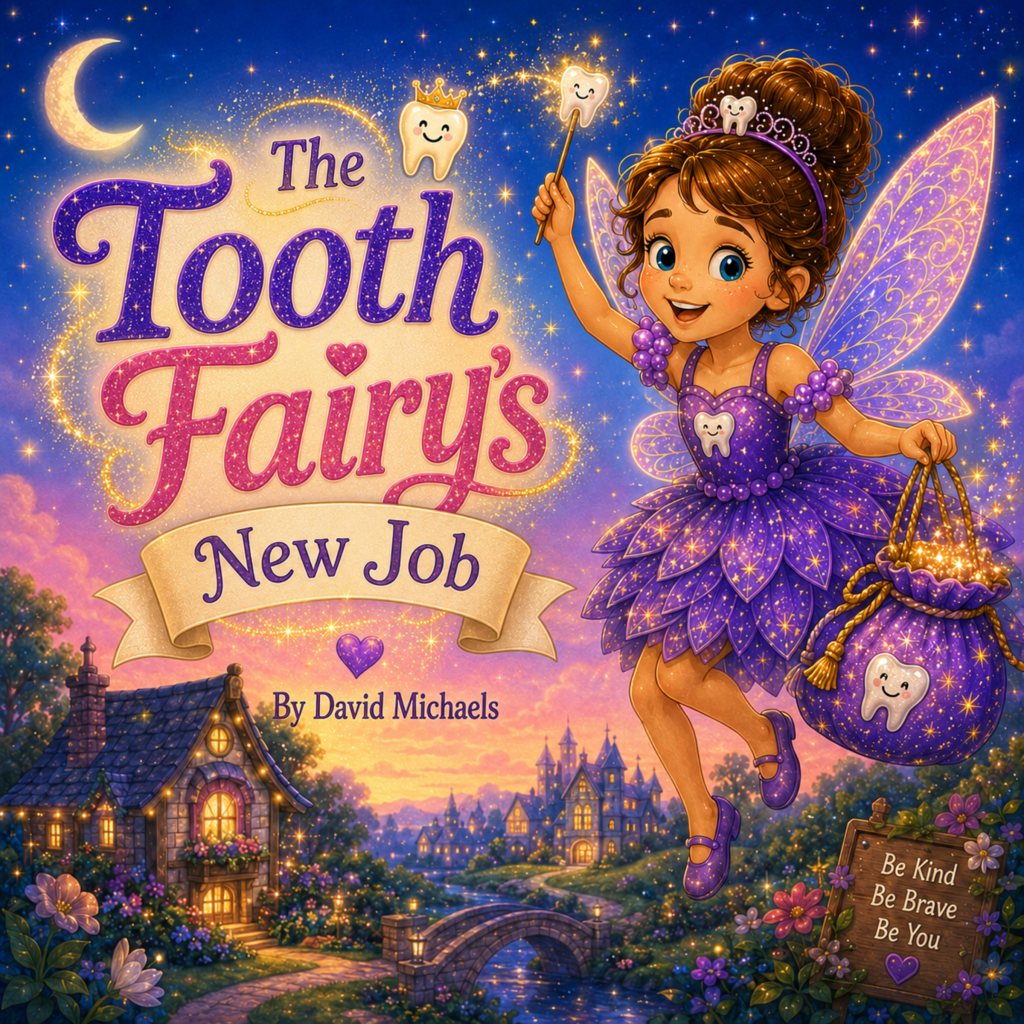 The Tooth Fairy's New Job picture book cover by David Michaels.