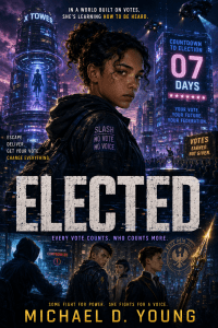 Elected by Michael D. Young — preliminary mockup cover