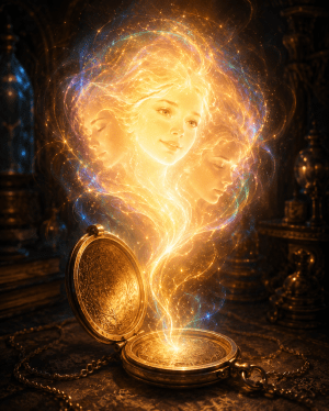 Fannie, a memory-shaped phantasm living in ELM’s locket