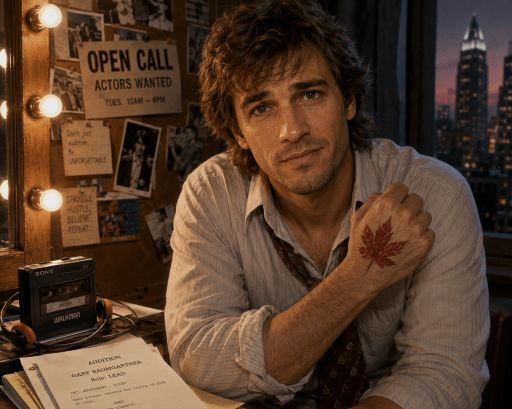 Gary Baumgartner, an actor with a glowing Crimson Leaf mark on his hand