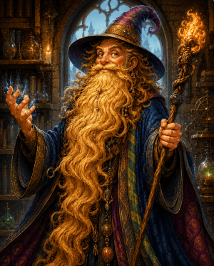 Jackdaw, wizard, narrator, and prophecy interpreter of the Beandom