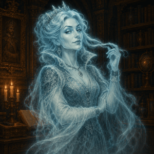Petra, the ghost queen from A Wonderful Day for a Launch