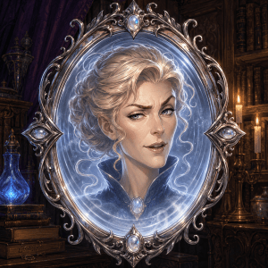 Sirsi, Sir Roderick’s sarcastic and perceptive mirror sprite