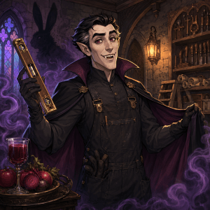 Count Slad the Improver, vegetarian vampire and professional handyvamp