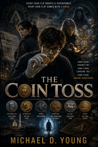 The Coin Toss by Michael D. Young — preliminary mockup cover