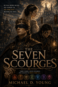 The Seven Scourges by Michael D. Young — preliminary mockup cover