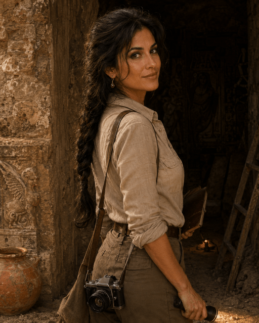 Vincenza, archaeologist of Expedition Red Leaf
